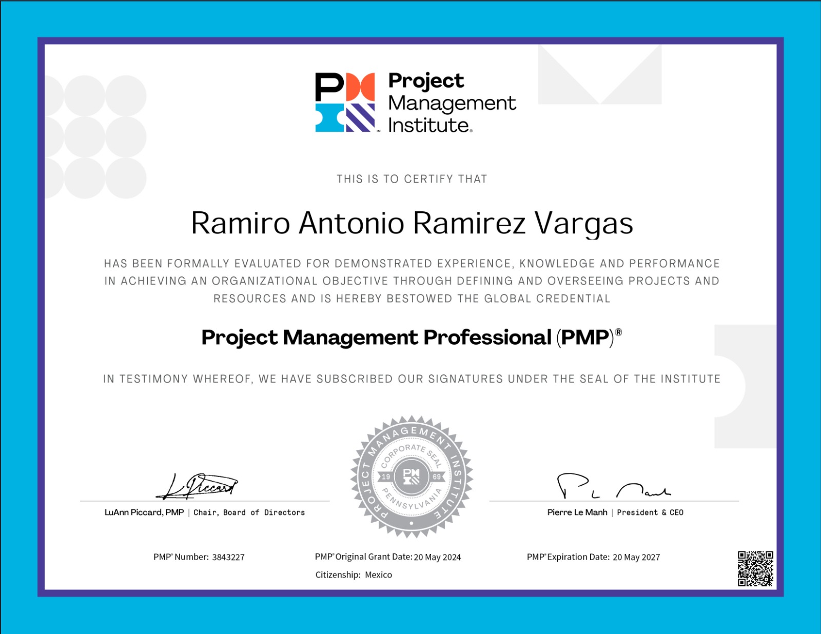 PMP Certificado